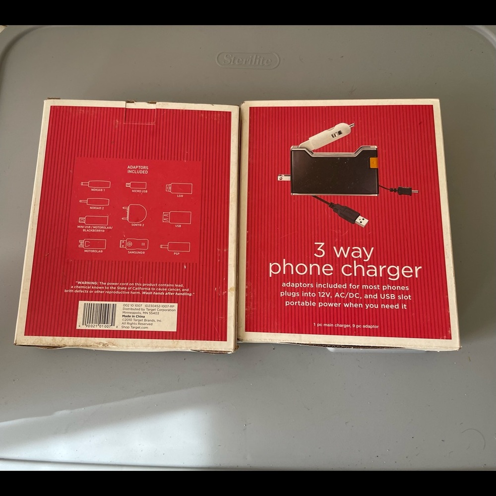 Three-Way Phone Charger